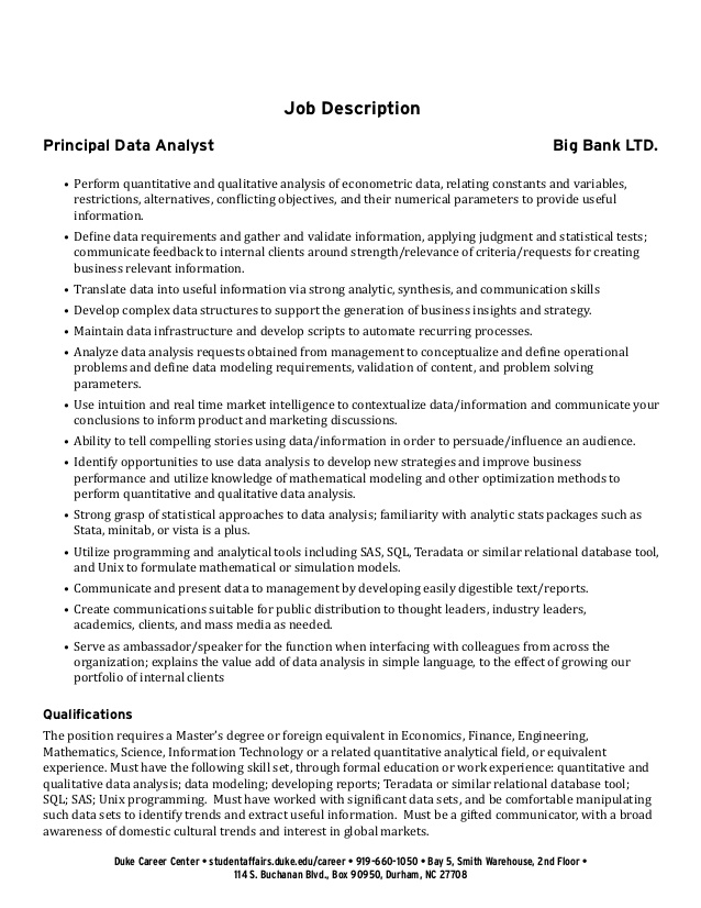 Cover letter for analyst resume